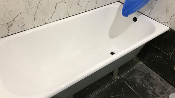 Реставрация ванны Стакрил Эколор